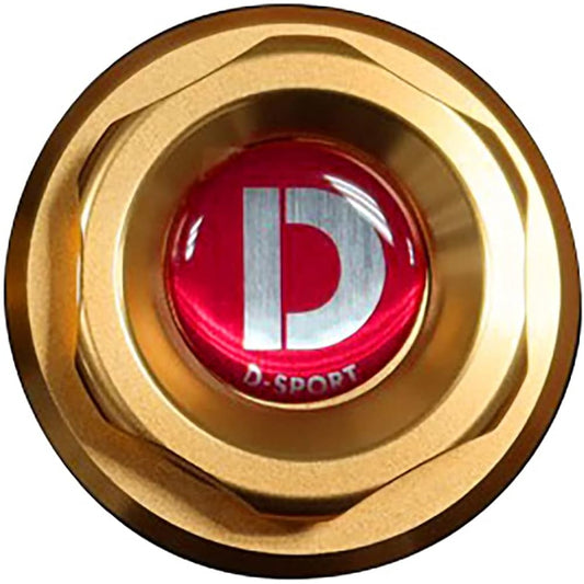 D-SPORT Oil Filler Cap TYPE3 L880K Copen Daihatsu Vehicle Universal 12180-C082 Champagne Gold