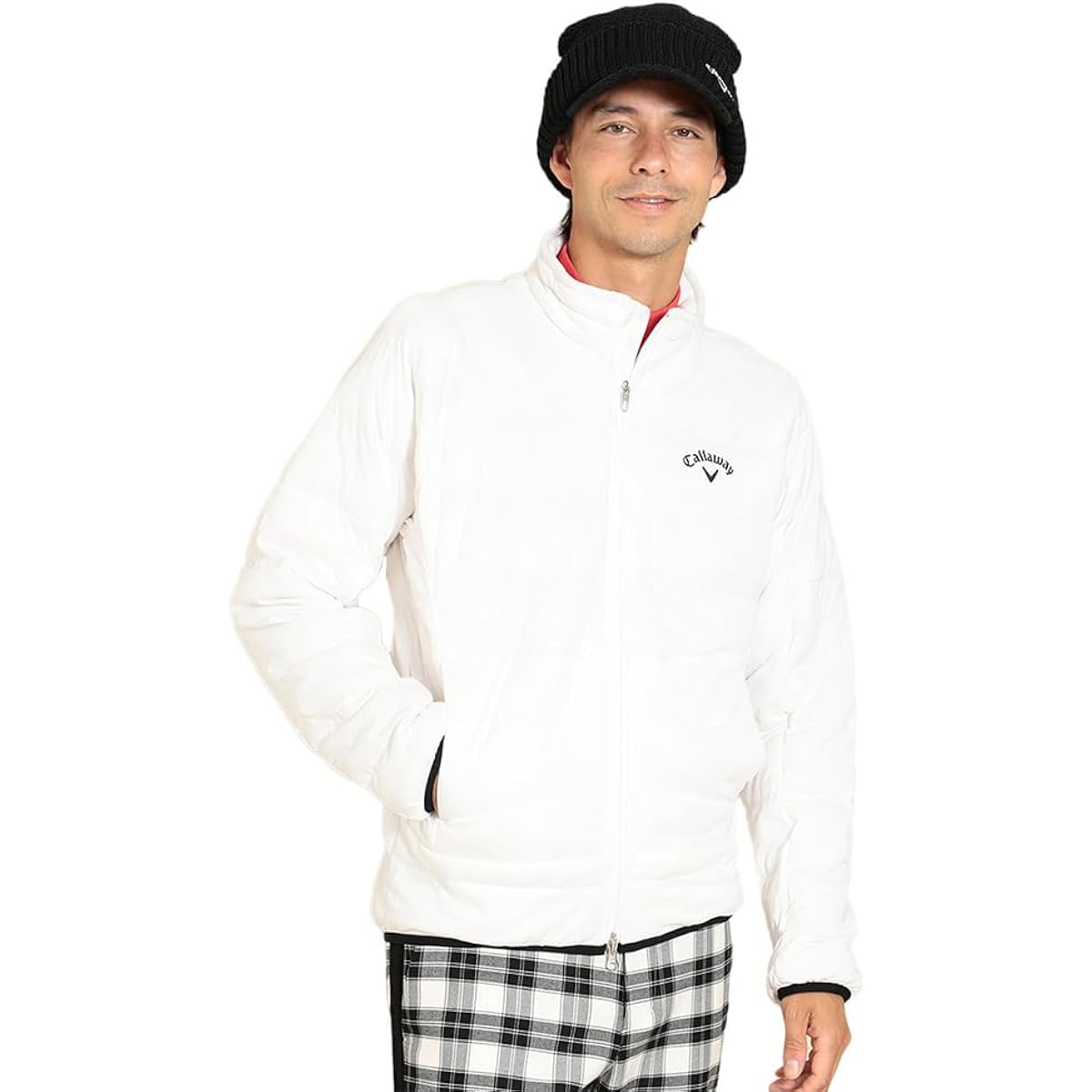 [Callaway] Men's Water Repellent Full Zip Filled Blouson (Star Stretch: Stretchable/Windproof) / Outerwear Golf / C23215104