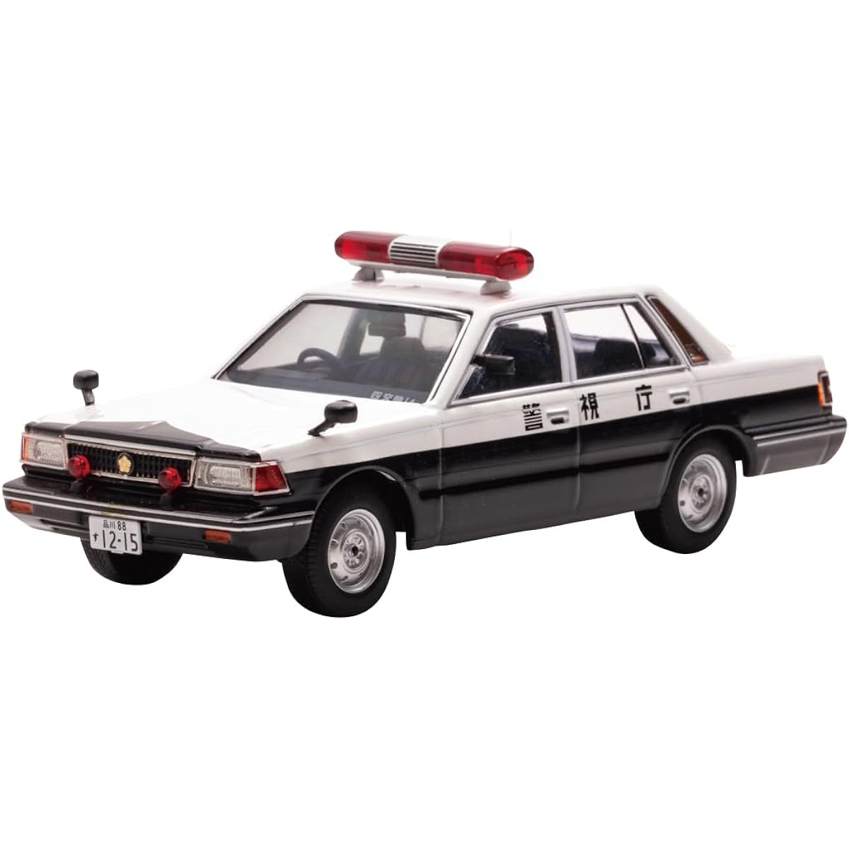 Hiko Seven RAI'S 1/43 Nissan Cedric (YPY30 modified) 1985 Metropolitan Police Department Transportation Department Traffic Riot Police Vehicle (4-transit 14) Completed Product