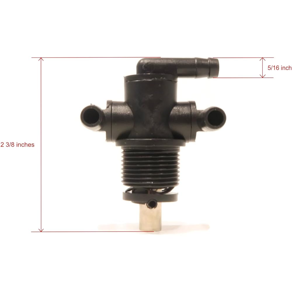 Fuel Pet Cock Valve, 3 Way 1999 Polaris Sportsman 500, A99ch50AA, A99ch50eb