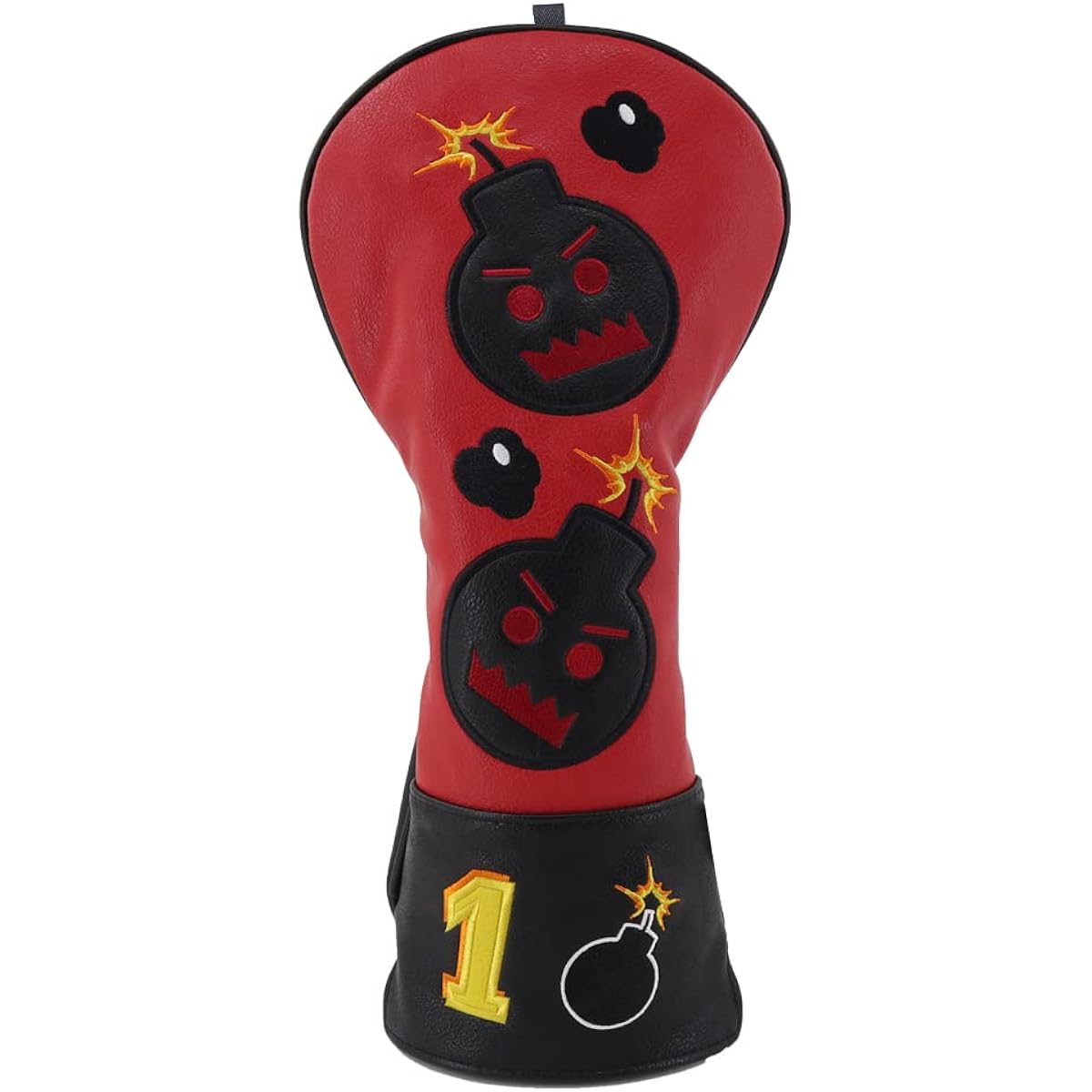 Golf head cover, golf wood cover set, single item, golf driver cover, fairway wood, utility use, DR use, FW UT, with number tag, popular, stylish, cool, bomb