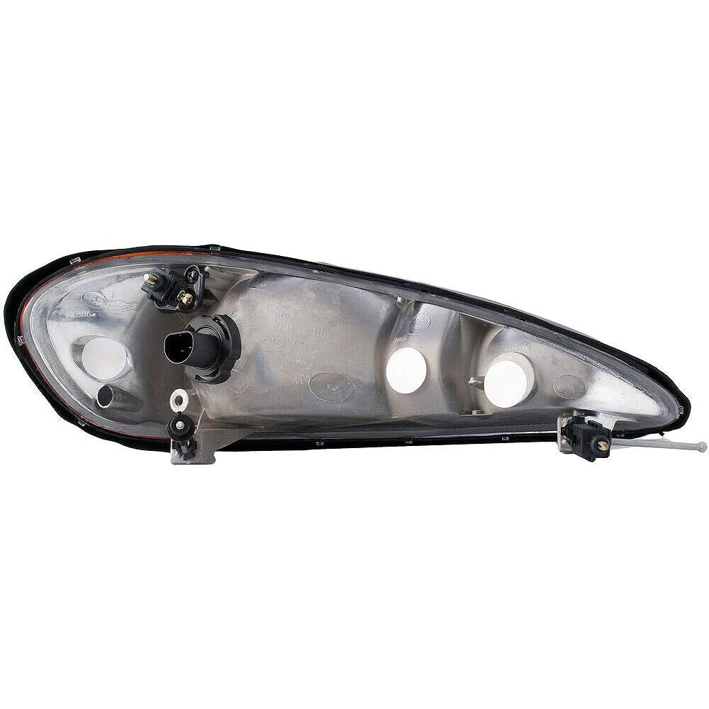 APDTY 112504 Headlight headlamp Front left driver 1999-2005 Pontiac GRAND AM (exchanged for 22672207, 16526011, GM2502196)
