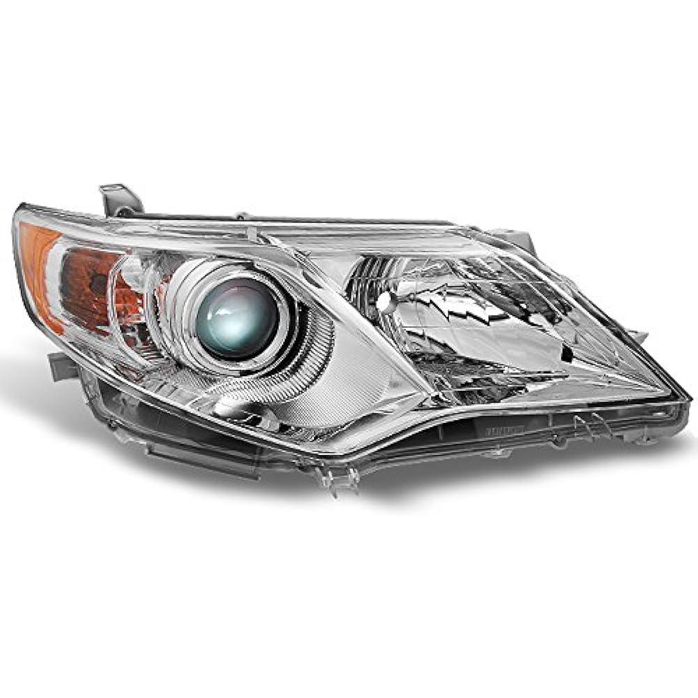 Toyota Kamuri L | LE | XLE | Hybrid Chrome Clear Clear Projector Headlight Light Passenger Seat for replacement
