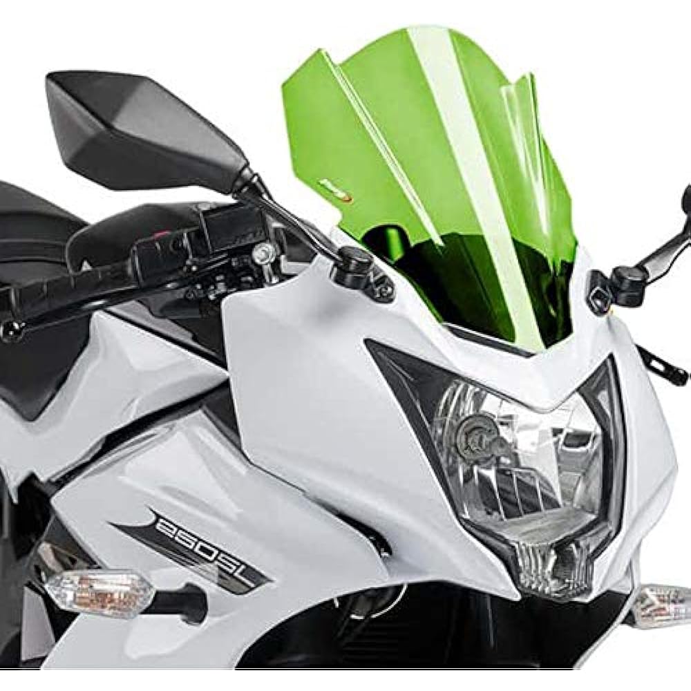 Puig 7630F RACING SCREEN [DARK SMOKE] Kawasaki Ninja250SL (15-) Puig Screen Cowl Motorcycle Bike Parts