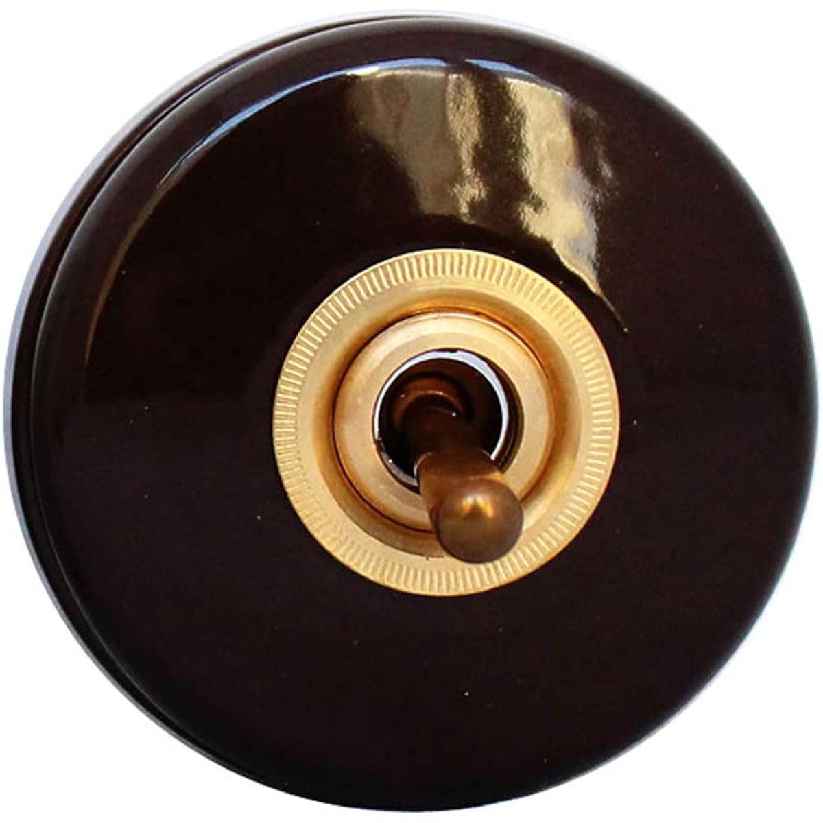 Axis/Homestead+Switch+Ceramic Switch Brown+Toggle Switch+HS2339
