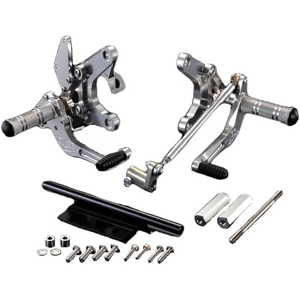 Over Racing 51-01-32 Back Step Racing 4POSITION Silver Monkey Z50J Disc Brake Car
