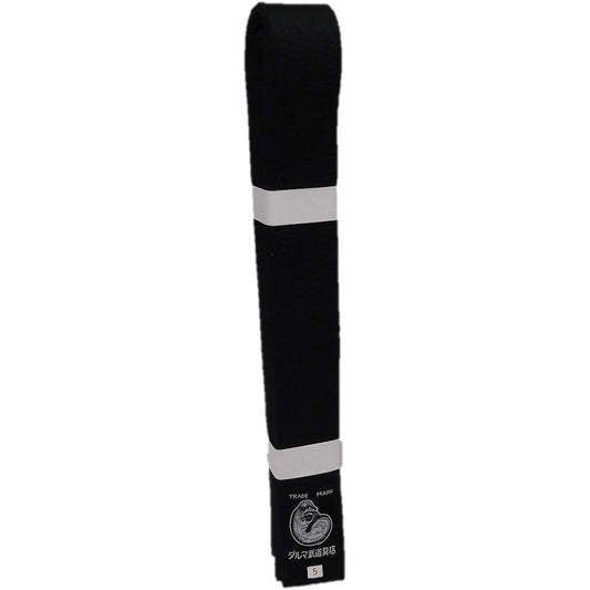 Luxury black belt (Daruma Martial Arts Store) Various sizes