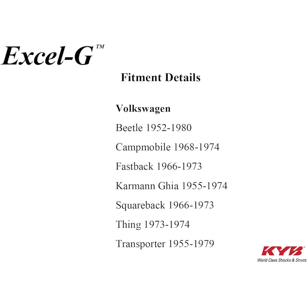KYB 343144 Excel-G gas shock
