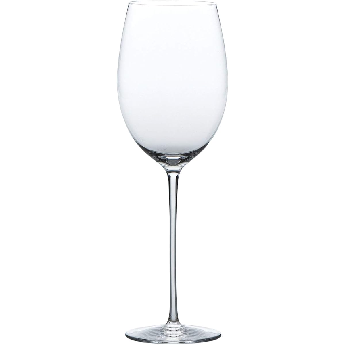 Toyo Sasaki Glass Wine Glass Clear 370ml Edo Glass Contour White Made in Japan N261-56