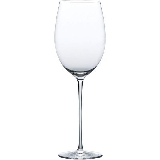 Toyo Sasaki Glass Wine Glass Clear 370ml Edo Glass Contour White Made in Japan N261-56