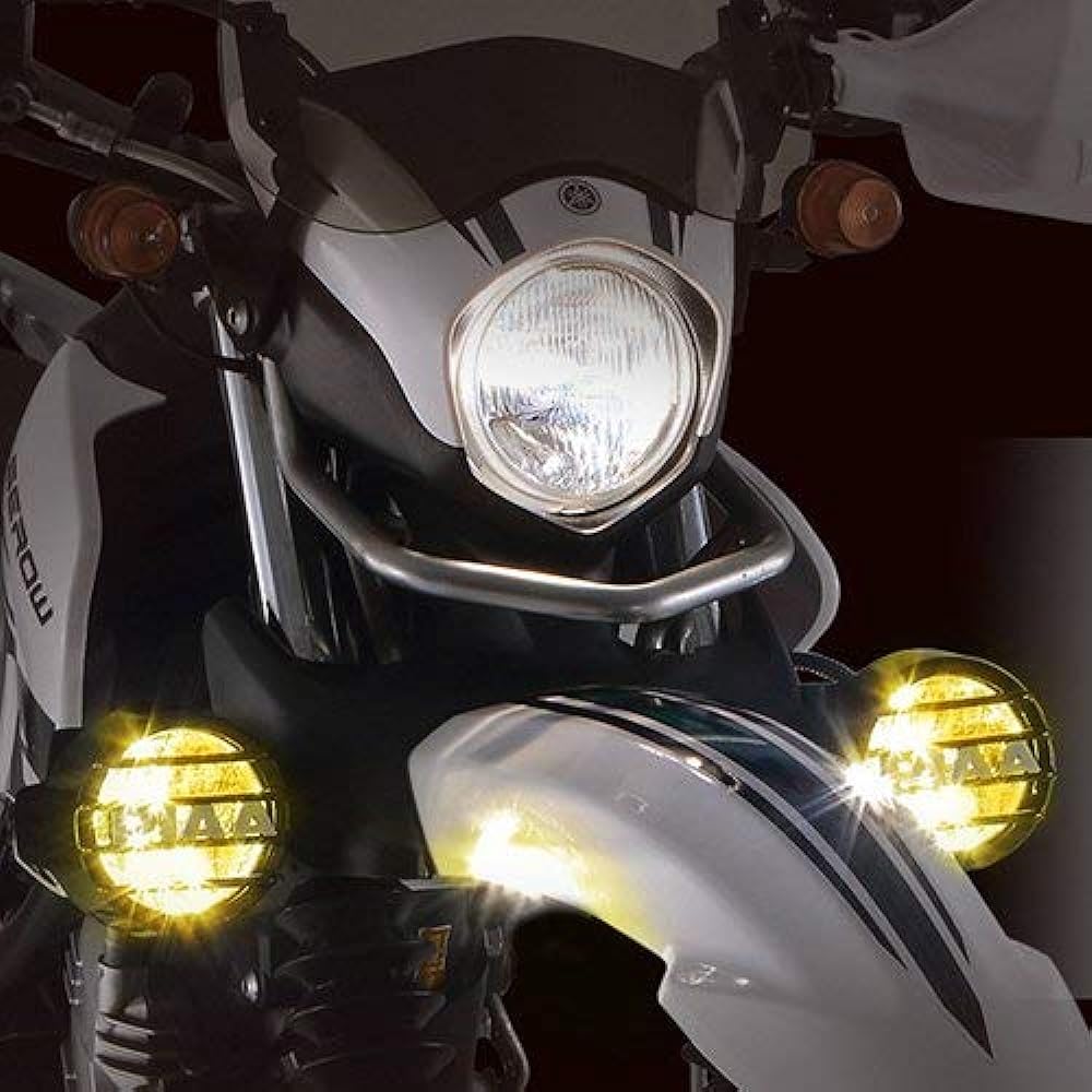 PIAA MLSE1 Motorcycle Light, LED Fog Light Kit, For Yamaha Selo 250, White