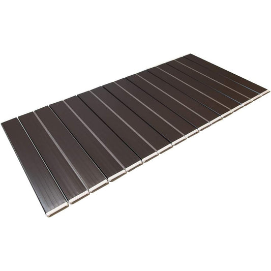 Topre Folding Bath Lid Brown Width 75 x Length 159cm Ag+ Contains Antibacterial Treatment Made in Japan L16