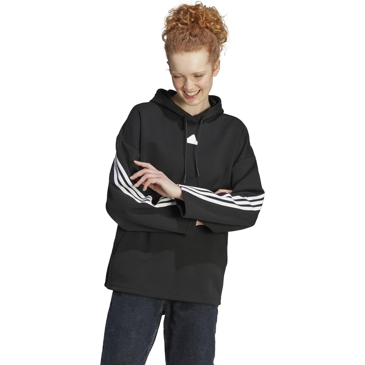 [Adidas] Sweat Future Icon 3 Stripes Parka DTQ41 Women's
