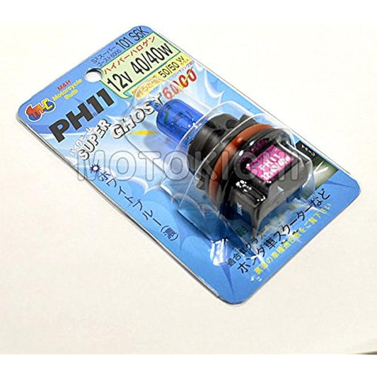 M&H Matsushima Halogen bulb (1 piece) PH11 12v40/40w Super Ghost 6000 101 S6K