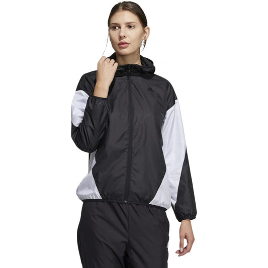 Adidas JIL39 Women's Jersey Top Color Block Windbreaker Jacket