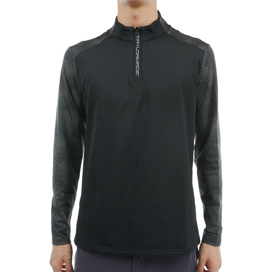 [TaylorMade] Mock Shirt Wind Block Half Zip Men's