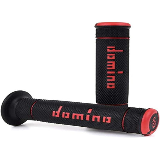 Domino Trials Handlebar Grips Red & Black Beta Sherco Gas by Domino