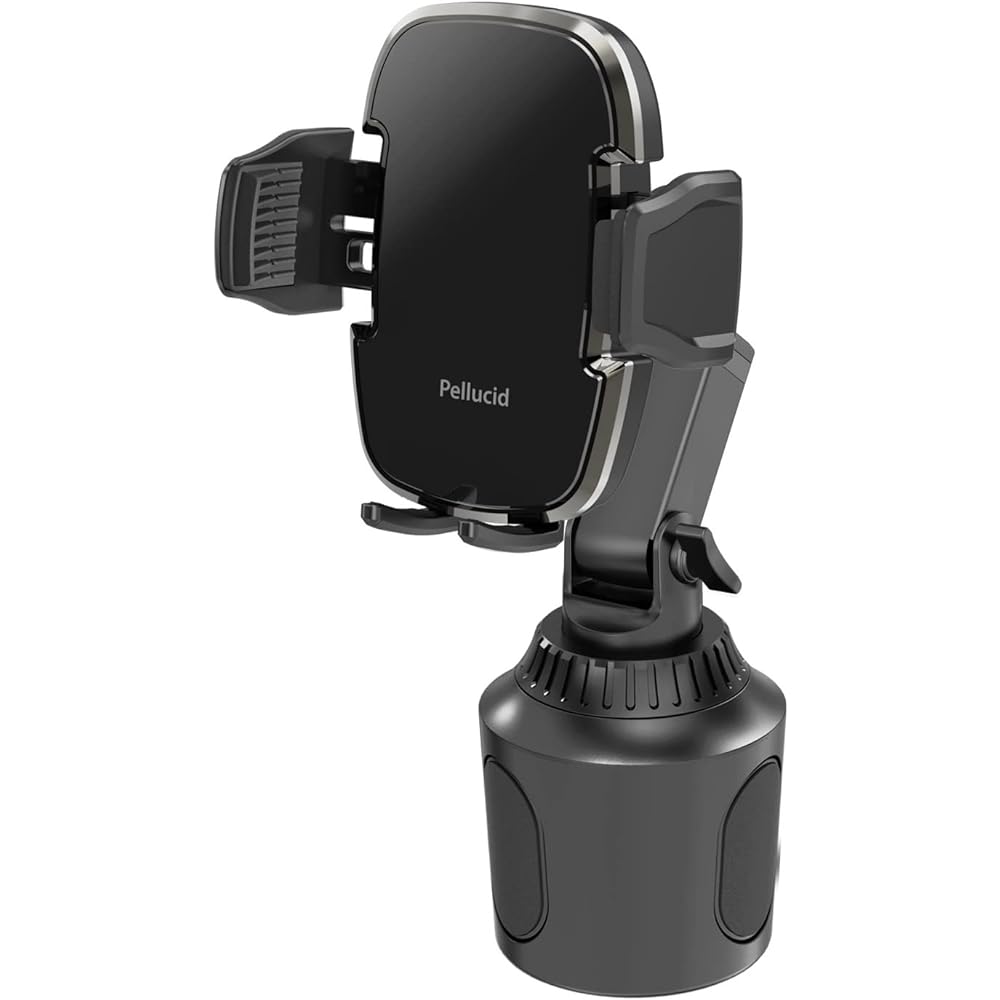 Pellucid Car Supplies Smartphone Holder Cordless Automatic Open/Close Smartphone Holder Drink Holder Fixed Type PPH2201 Pellucid