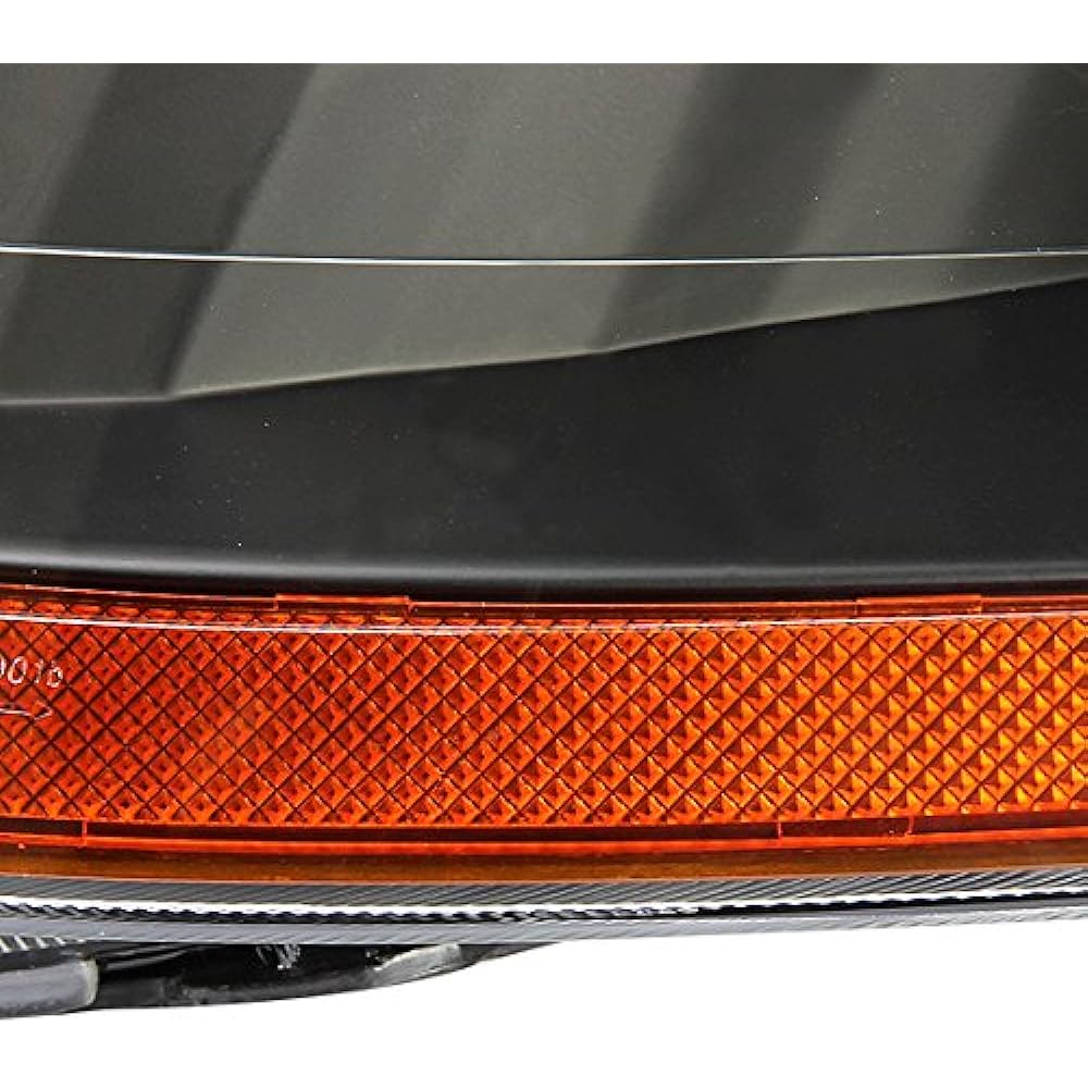 DNA Motoring Headlight 98-02 Honda Accord Black/Amber HL-OH-HA98-BK-AB compatible