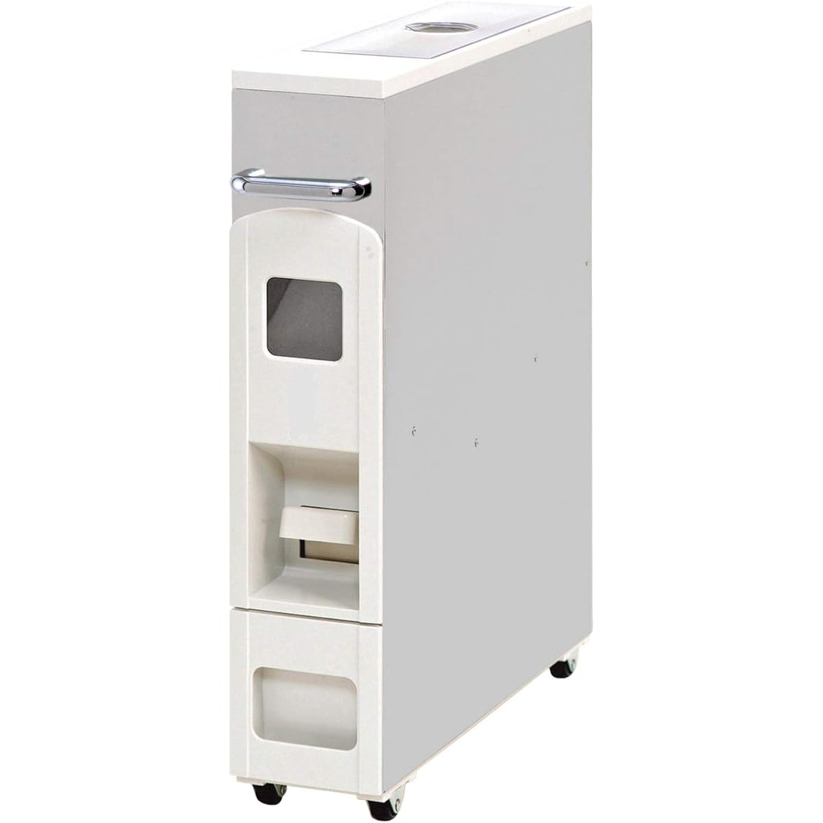SAMICK Slim Rice Dispenser 6kg Stainless Steel Operating Type (With Casters) RE-200-A