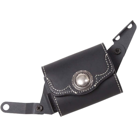 DEGNER Harley (HD) Sportster (04-14) Leather ETC case with stay Black SB-44