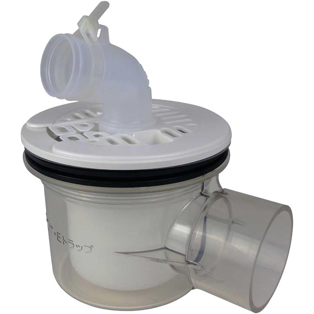 Kakudai horizontal pull trap for washing machine pan white 426-144-W