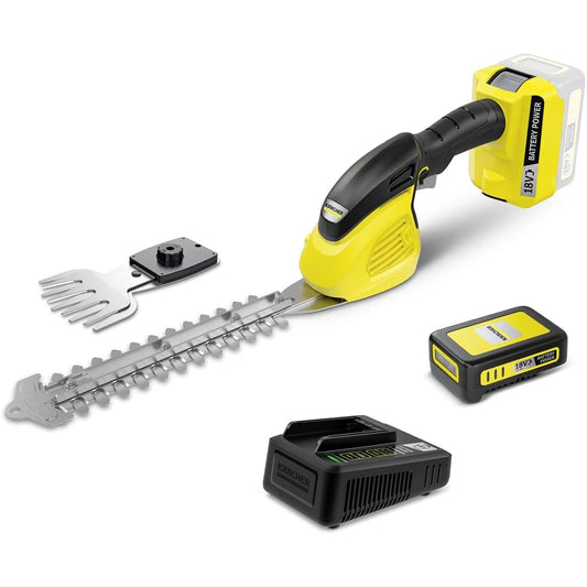 KARCHER Hedge Clipper GSH 18-20 Battery Set 3.137-125.0 Black, Yellow