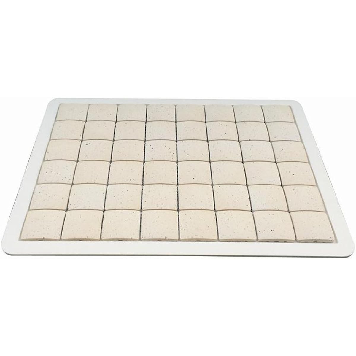 Japan Home Products Diatomite Tile Bath Mat Pure Refle S Size White 44.4*34.3*1.5(cm)