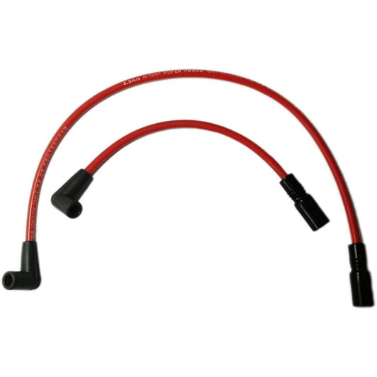 10.4mm 10mm Red Spark Plug Wire Harley Davidson Big Twin 99-19 FXD Dyna Softail