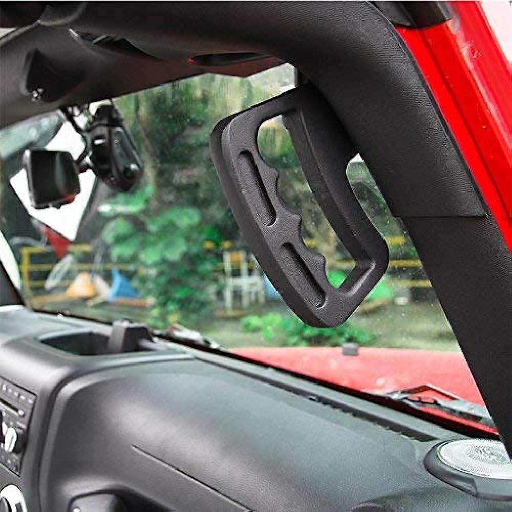 JECAR Grab Handle JK Grab Bar Front Aluminum Roll Bar Jeep Langler JK JK JK JK JKU Sports Sahara Freedom Rubicon X Unlimited X 2/4 Door 2007-2018