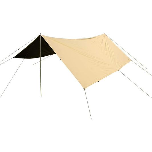 DUNLOP Outdoor Camping Tarp Summer Shield Tarp Heat Shielding UV Protection Beige OGD100