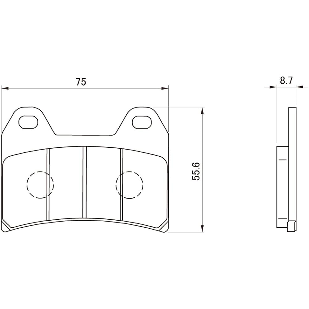 Daytona Motorcycle Brake Pad Golden Pad