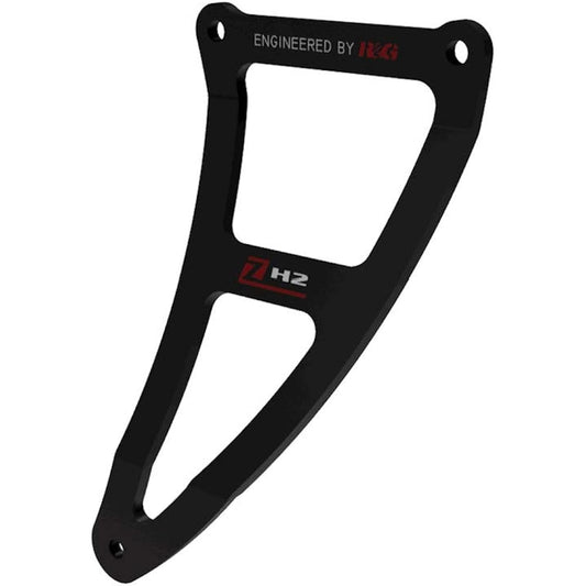 R&G Exhaust Hanger Muffler Hanger Z H2 (20-) Red Logo Aluminum RG-EH0099BK-RED
