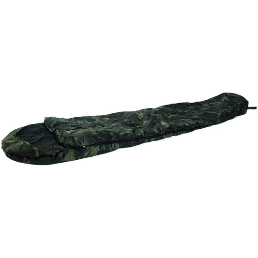 Mil-Tec Sleeping Bag Sherafu Mummy Type 2 Layers of Filling Hollow Fiber 500g/qm EXTREME:-10℃