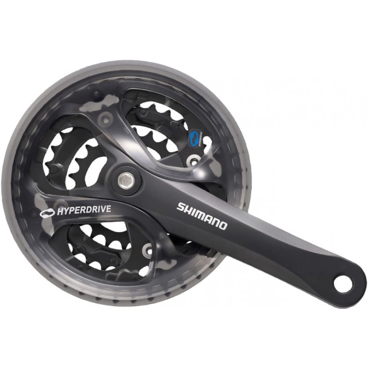 SHIMANO FC-M361 42X32X22T 8/7S with chain guard Compatible with chain case Black EFCM