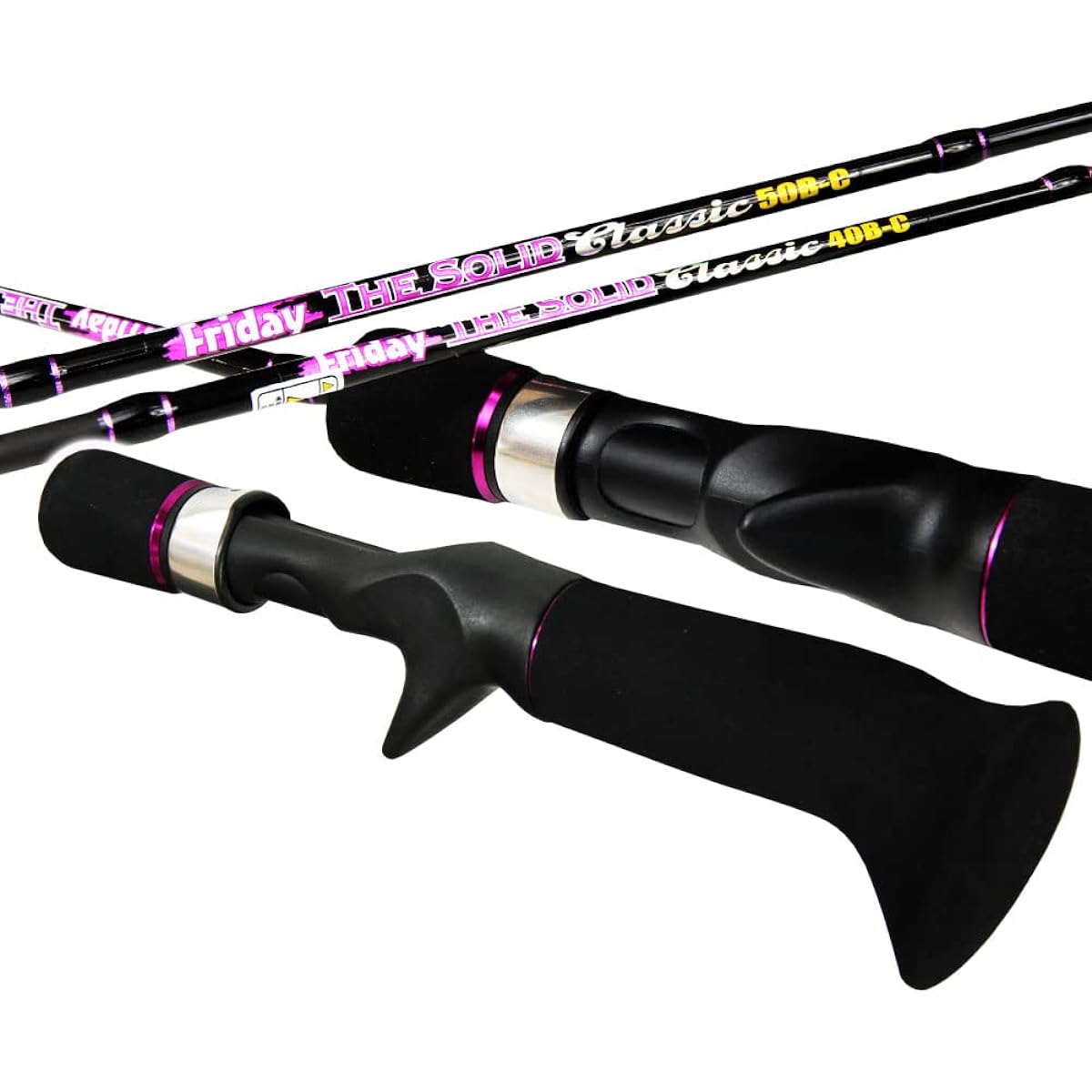 Full Glass Solid Bait Casting Rod FRIDAY TheSolid Classic Glass 4ft/5ft (ori-fscg)