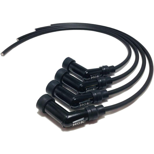 NGK plug cord set black 4 pieces XJR400,XJR1200,XJR1300,Z750 twin etc.