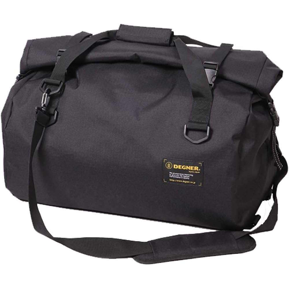 DEGNER Waterproof Boston Bag/WATER PROOF BOSTON BAG Ripstop Black NB-115A