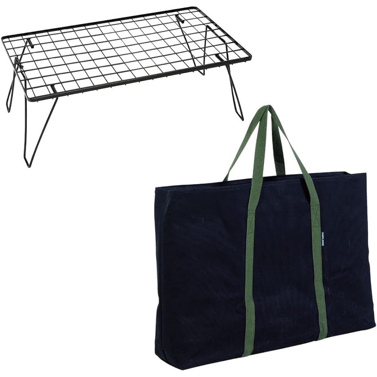 UNIFLAME Field Rack Black & Field Rack Tote Set of 2 (611616+683668)