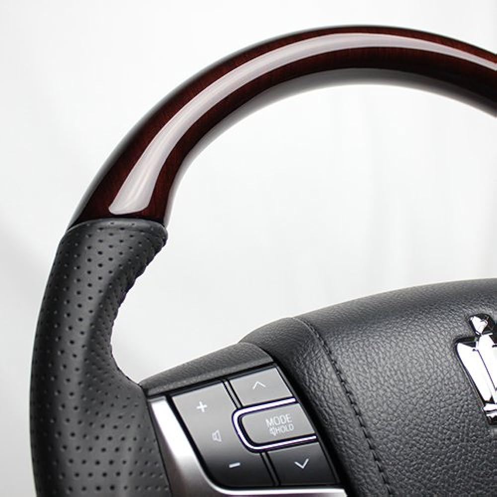 REAL Steering [210 Crown] Original Series Brown Wood H30-BRW-BK-CRW