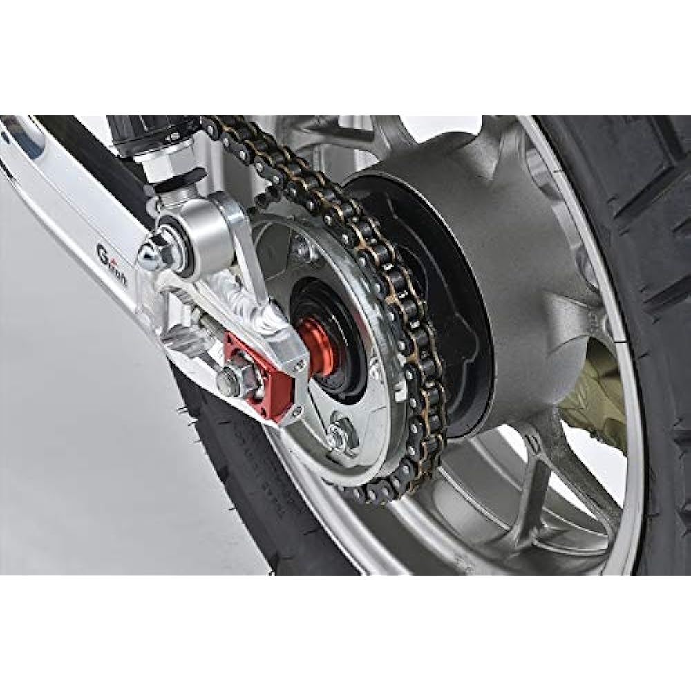 Gcraft Axle Color Monkey 125 MONKEY125 Aluminum Red Anodized Finish 31257