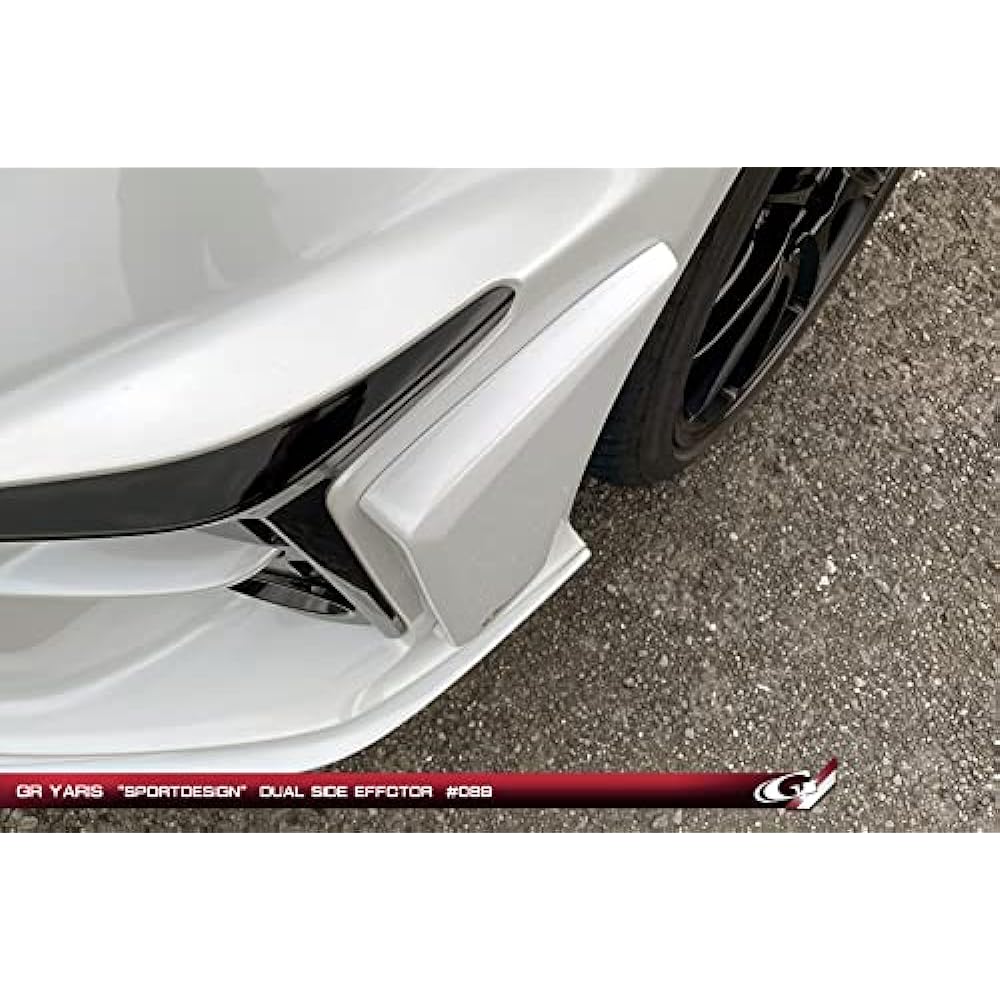 Grazio&Co.GR Yaris Dual Side Effector 089 Platinum White