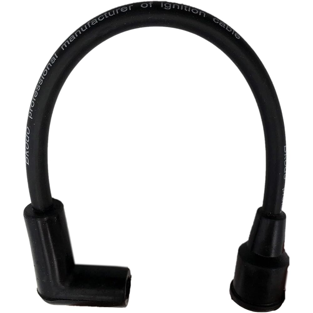 LIZAPUS High Performance 18-5227-1 Premium 9" Marine 7mm Spark Plug Wire Lead Compatible with Mercury/Mariner Outboard Engines Mercury 84-813715A1 ZF696 Replacement