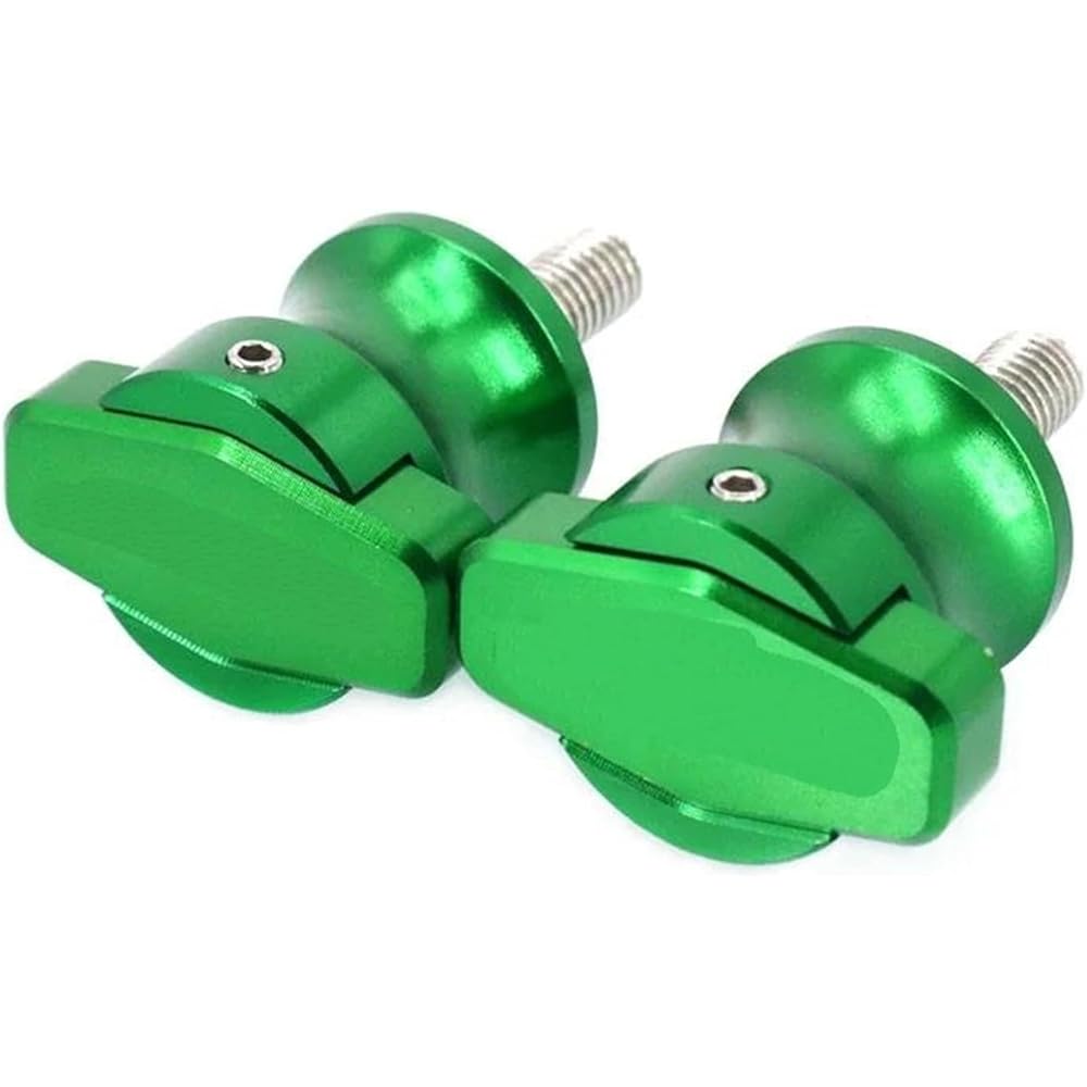 Bike Stand Screw Swing Arm Motorcycle Frame Stand 8mm Screw Slider Swing Arm Spool Slider For CBR1000RR CBR600RR CBR954RR CBR 600RR 954RR 1000RR (Color: Green)