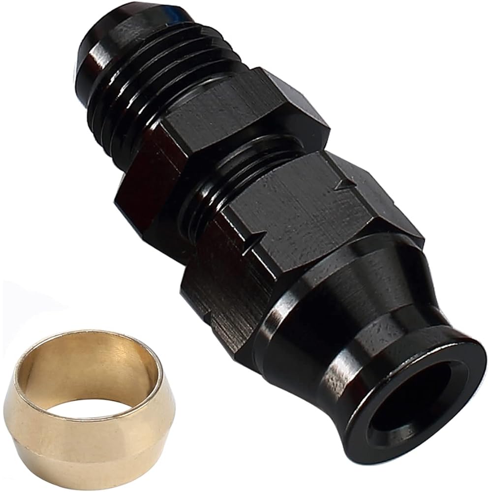 '-16AN Female Flare Cap Fitting For AN 16 Male Fitting Aluminum Fuel Oil Adaptor Blue