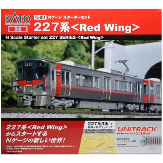 KATO KATO N Gauge Starter Set 227 Series Red Wing 10-014 Railway Model Introductory Set