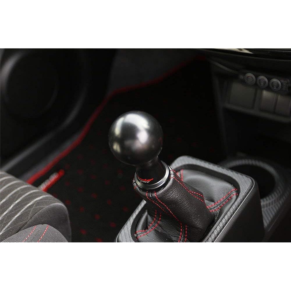 MONSTER SPORT Shift Knob A Type (Ball Type)/Black Plug-in Type Alto Works HA36S and Other MT Cars 831111-7350M