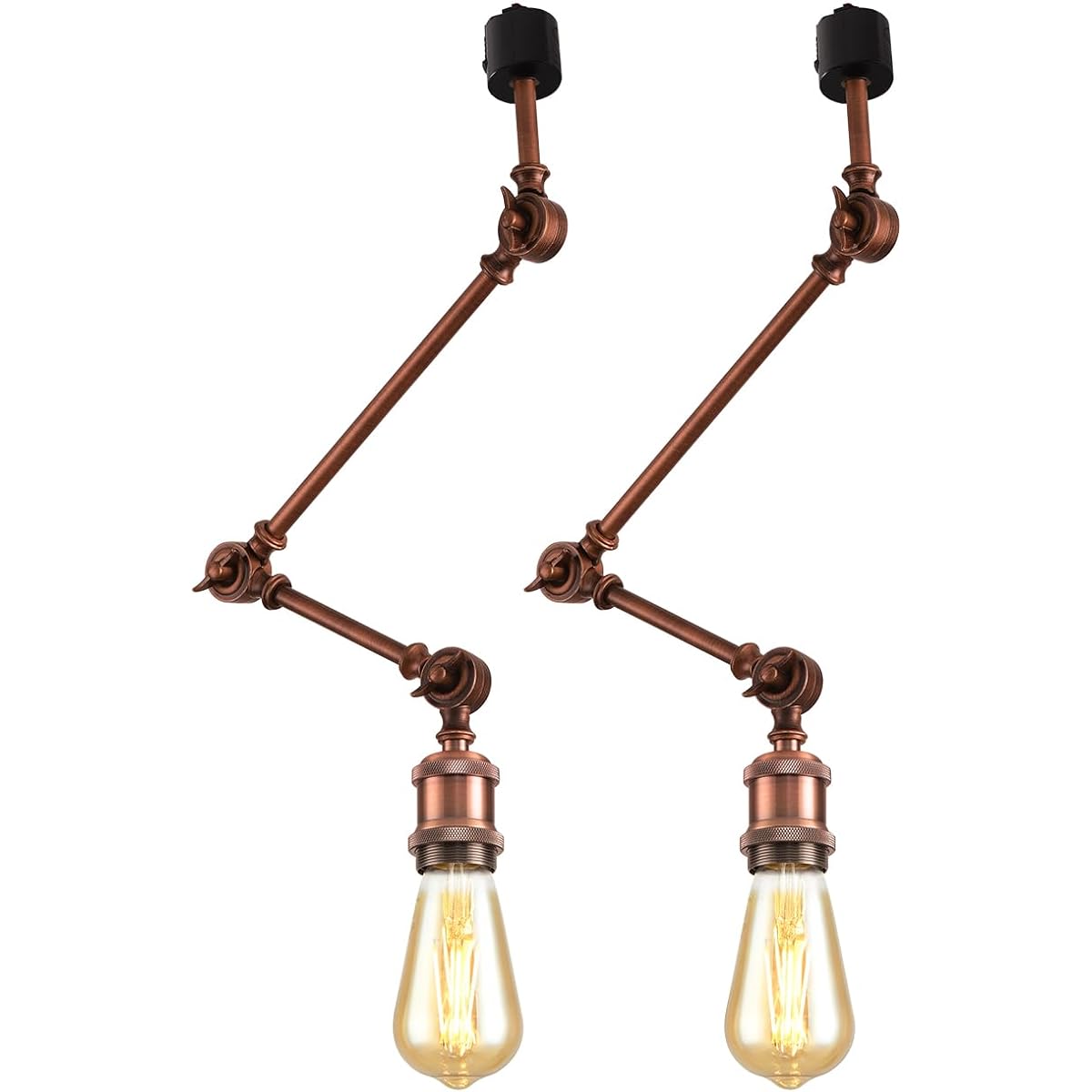 Duct Rail Light Set of 2 E26 Duct Rail Ceiling Duct Rail Lighting Rail Light Lighting Fixture Scandinavian Ceiling Light Living Room Dining Room Entrance Kitchen Restaurant Stylish Dining Room Living Room Light Bulb Sold Separately