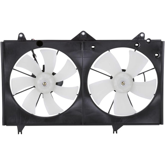 TYC 620400 Toyota Camry replacement radiator/condenser cooling fan alignment