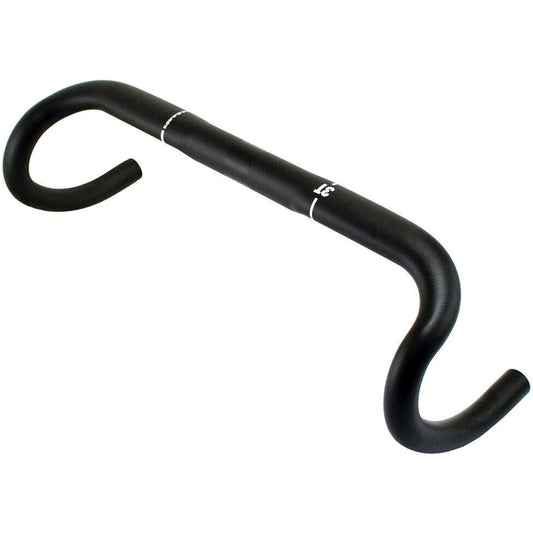 3T Superergo Pro 31.8X400mm Road Alloy Handlebar, TH2225-N Black